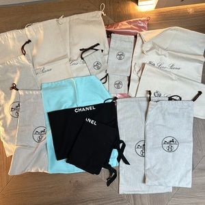 Miscellaneous Authentic Hermes Chanel Loro Piana dust bags